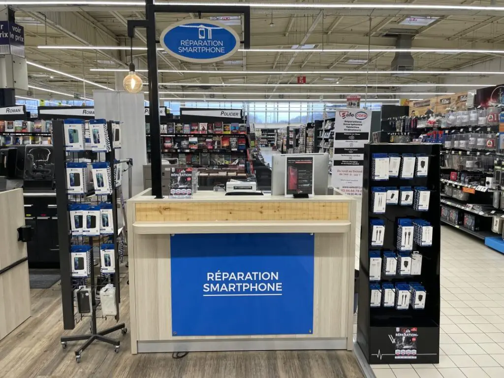 Réparation de smartphone et d'iPhone et accessoires à Cora Saint St Maximin